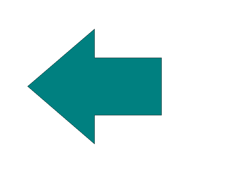 simple left arrow