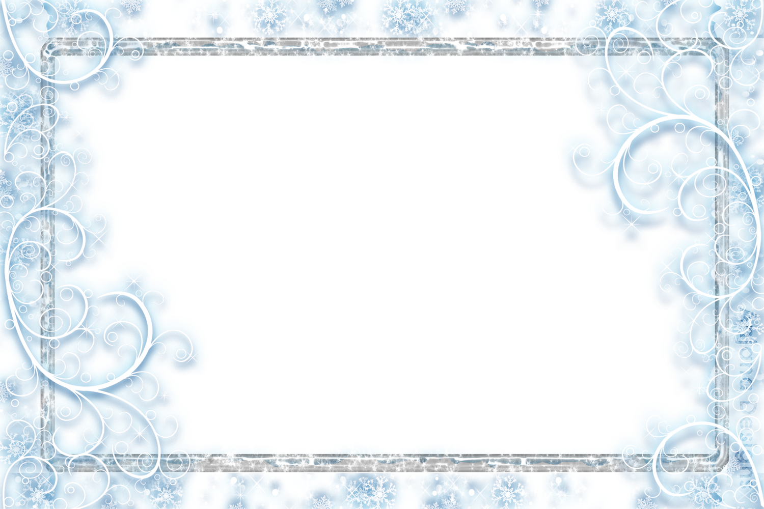 Snowflakes falling png frame #34479 - Free Icons and PNG Backgrounds