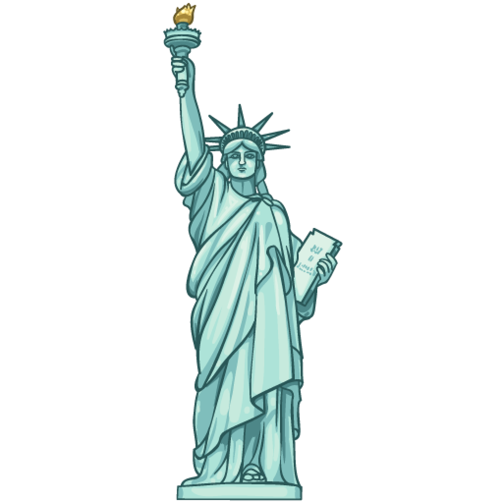 Statue Of Liberty Usa Monument PNG Transparent Background, Free ...