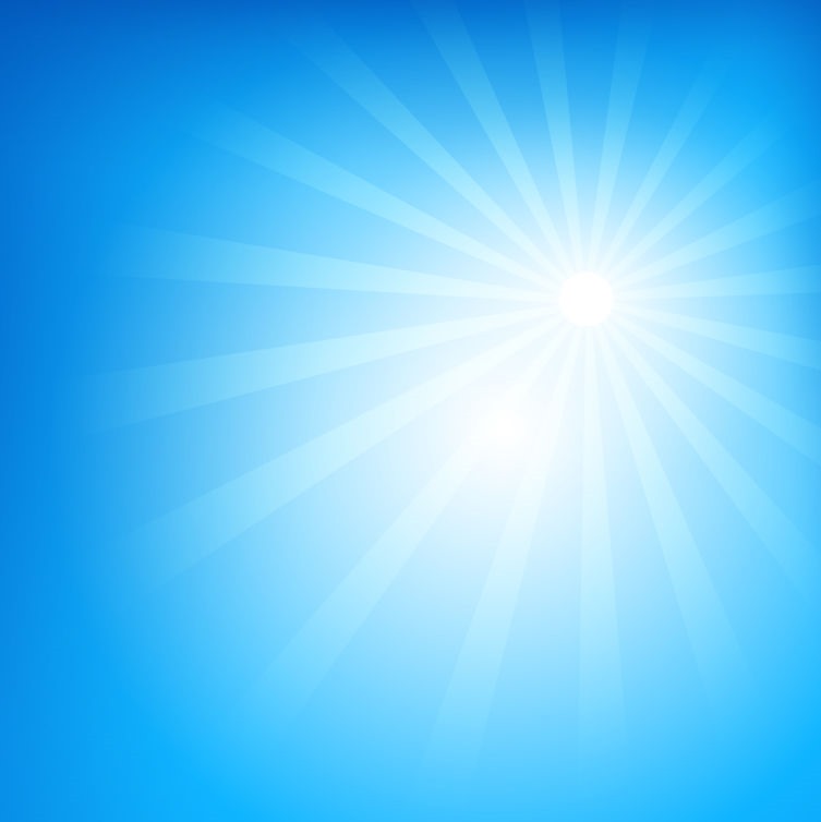 Blue Sun Clipart Transparent