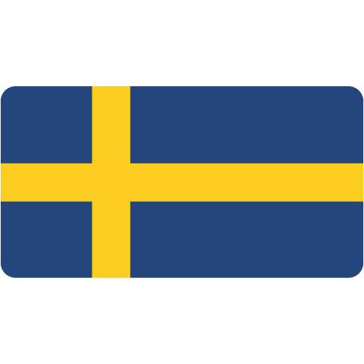 Sweden Flag Vector Drawing