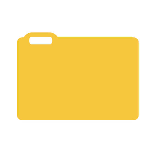 System Folder Yellow Icon PNG Transparent Background, Free Download
