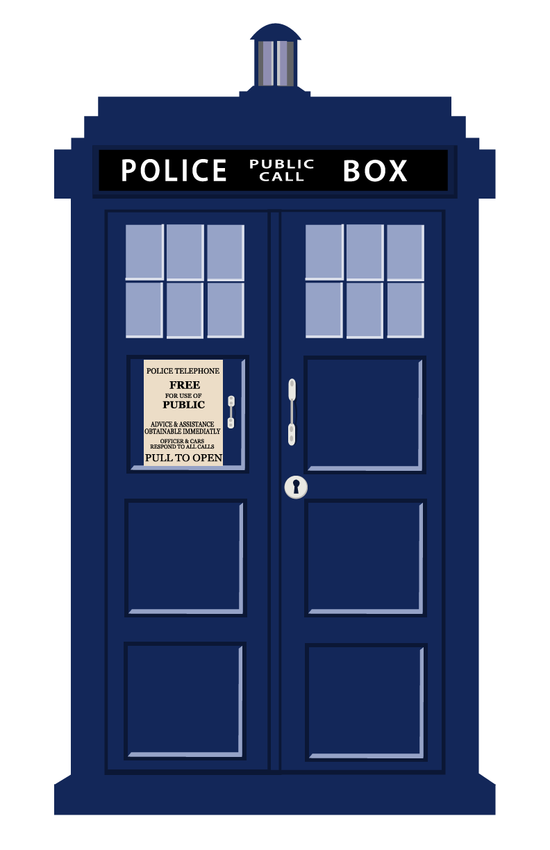 Vector Free Tardis #8246 - Free Icons and PNG Backgrounds