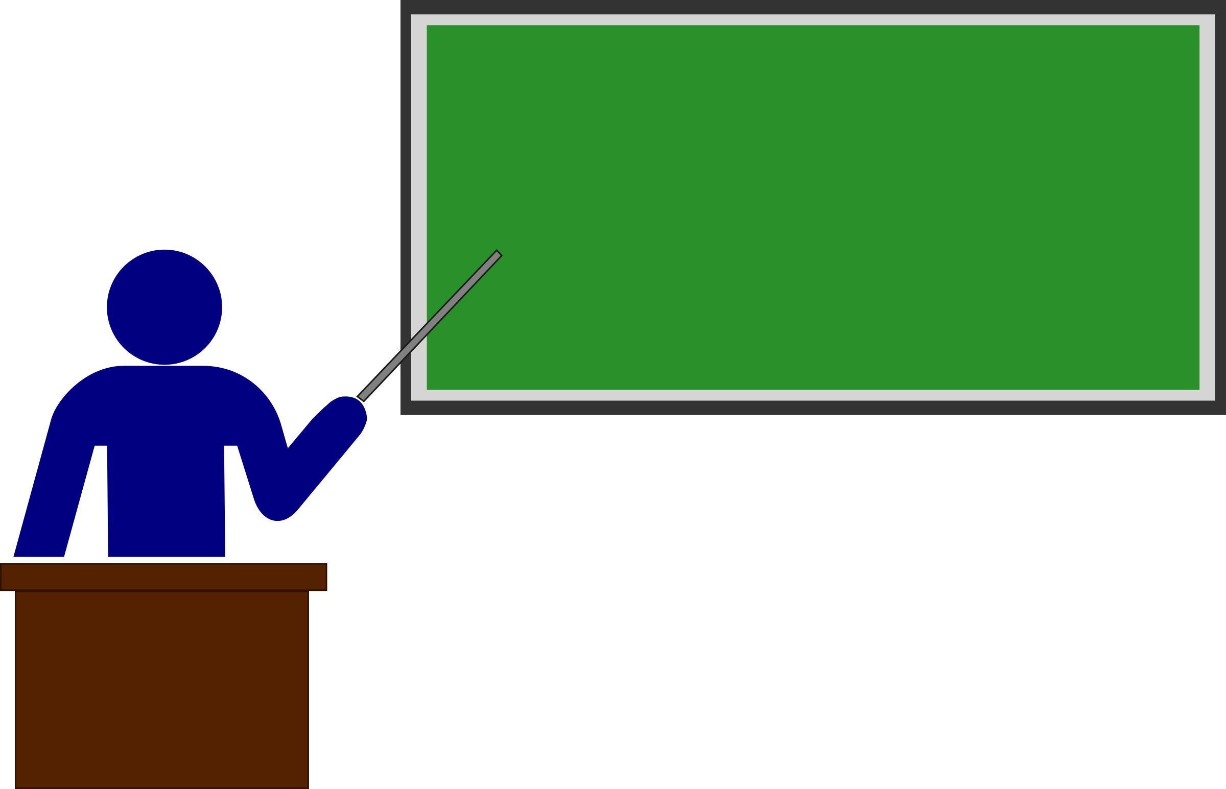 Teacher with Blackboard PNG Clipart #46700 - Free Icons and PNG Backgrounds