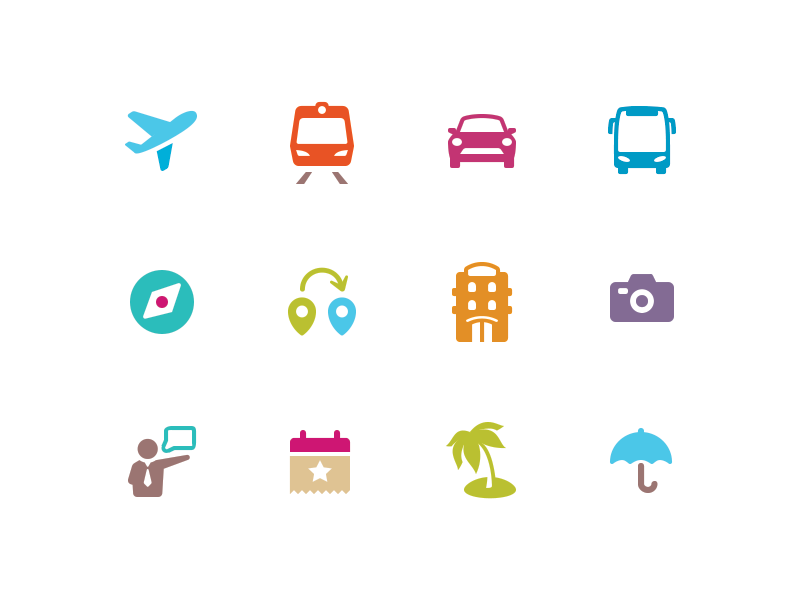 travel icons 5