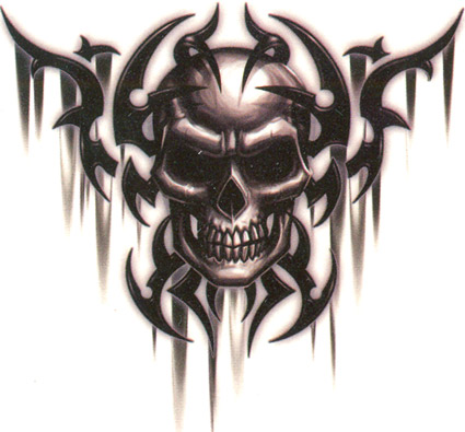 Tribal Skull Tattoos Vector Free Download PNG Transparent Background, Free Download #30744 - FreeIconsPNG