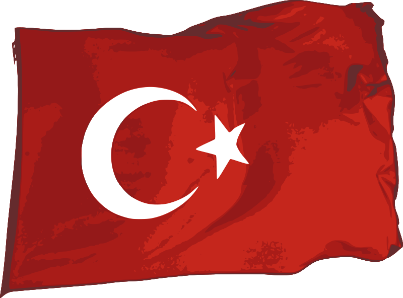 Turkey Flag Background PNG Transparent Background, Free Download #45669