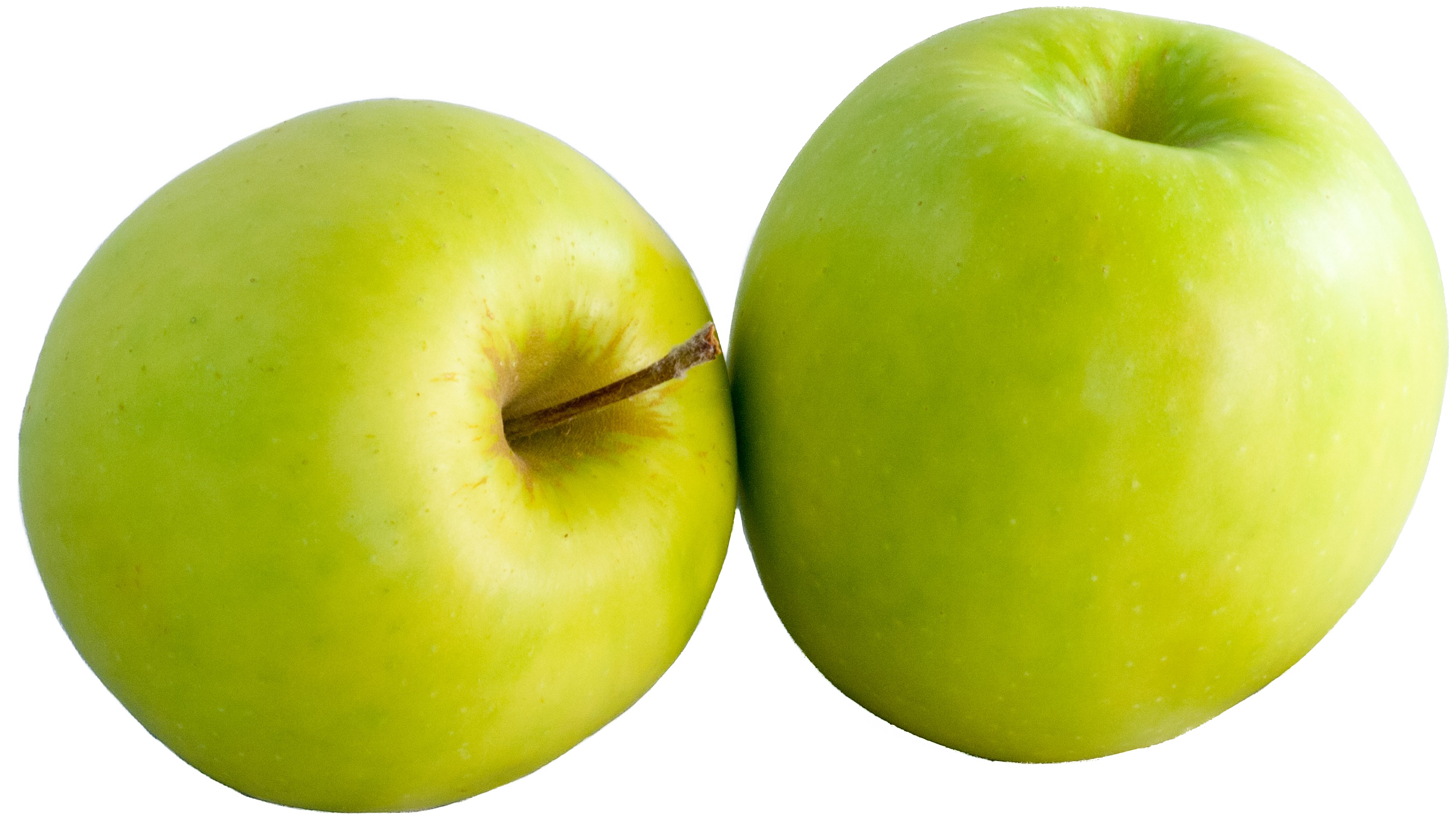 Two Apple fruits green transparent png