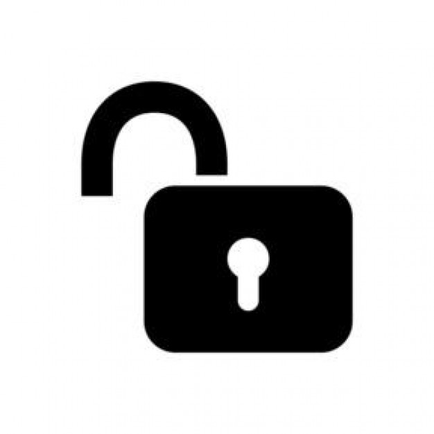 Unlocked - Free security icons