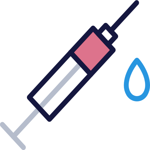 vaccine icon colored vectorified