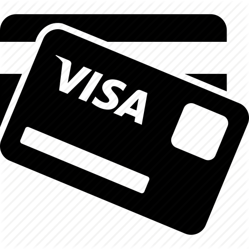 Visa logo in transparent PNG and vectorized SVG formats