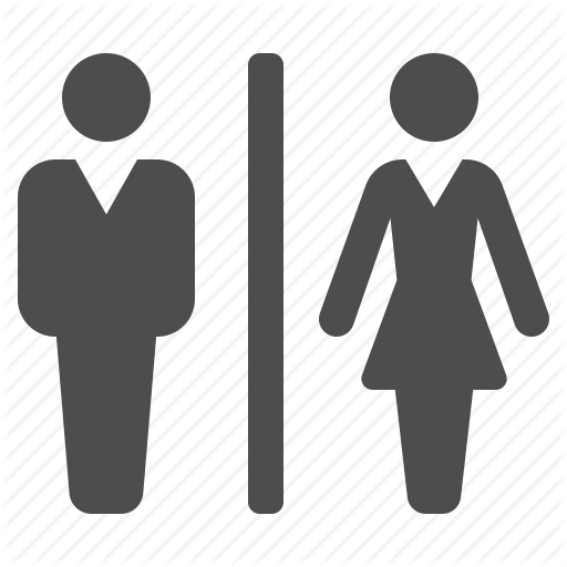 Wc Toilet Man And Woman Icon PNG Transparent Background, Free Download