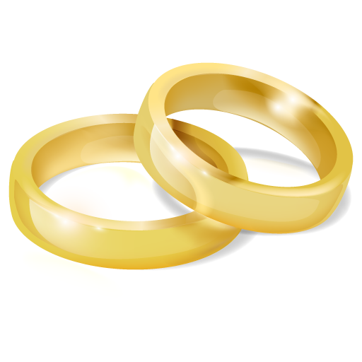 Wedding Ring Icon PNG Transparent Background, Free