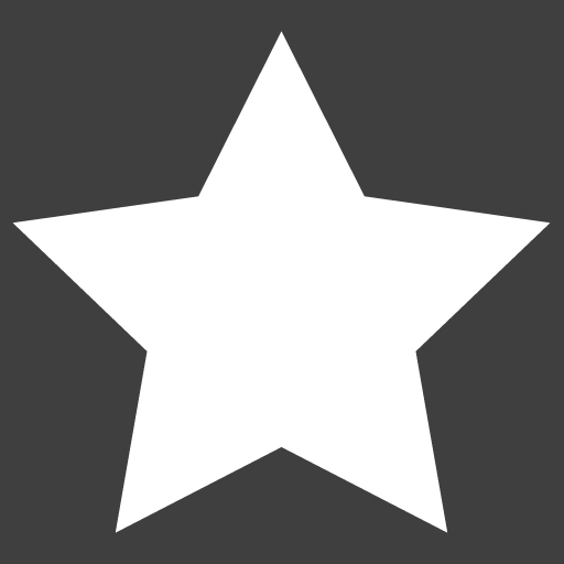 Icon Symbol White Star