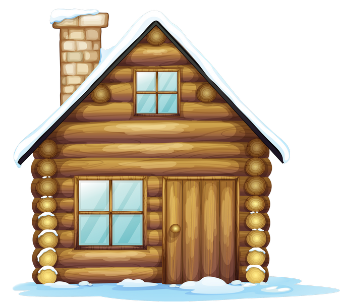 winter house png clipart