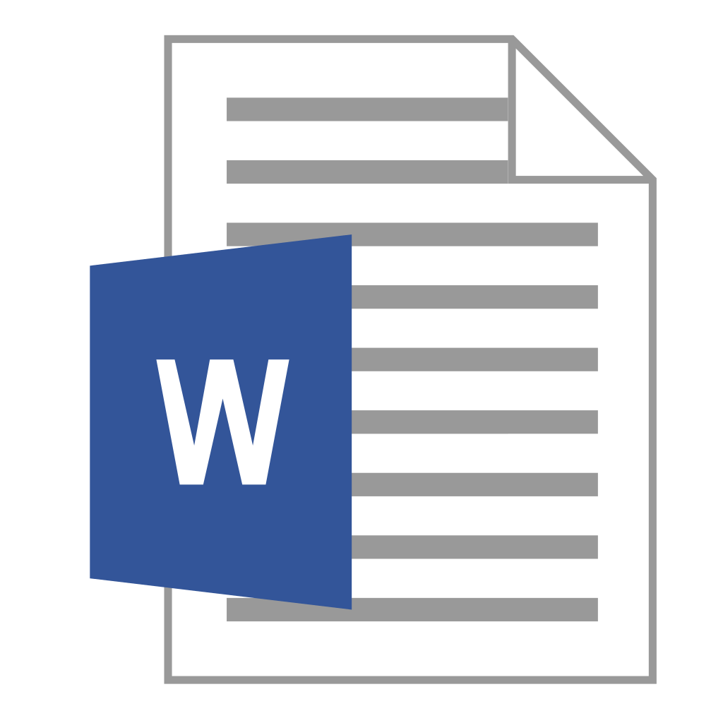 Word Icon Transparent