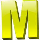 Yellow Letter M Icon PNG Transparent Background, Free Download #10562 ...