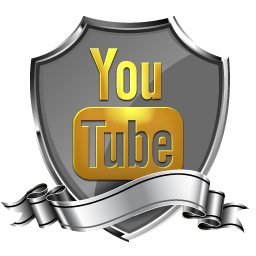 Youtube Shield Badge Social Icon Png Transparent Background Free Download Freeiconspng